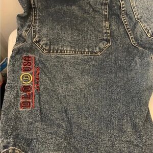 DLO-NYC Men's SZ 36 X 14 Denim jean carpenter Cargo Shorts